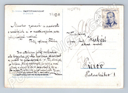 Pohlednice Žně Olomouc František Schön (M6874)