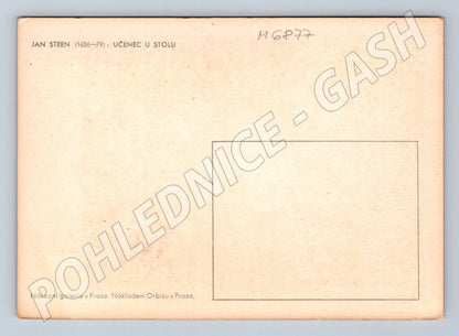 Pohlednice Jan Steen Učenec u stolu Orbis (M6877)