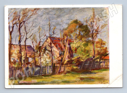 Pohlednice V. Beneš Jaro na vsi český venkov (M6879)