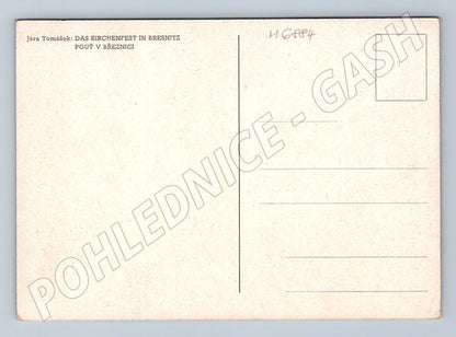Pohlednice Pouť v Březnici Jára Tomášek (M6884)