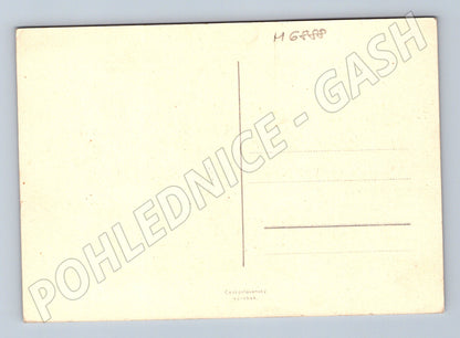 Pohlednice Česká chalupa etnografie A. Kučer (M6888)