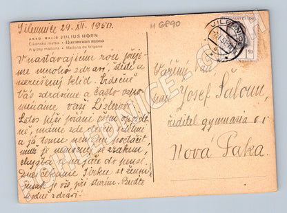 Pohlednice Julius Horn Cikánská matka 1950 (M6890)