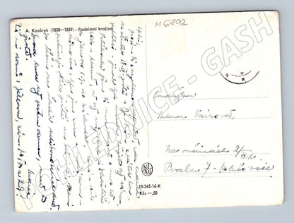 Pohlednice Podzimní krajina A. Kosárek (M6892)