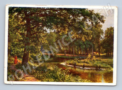 Pohlednice Ivan Šiškin Jelaginskij park (M6896)