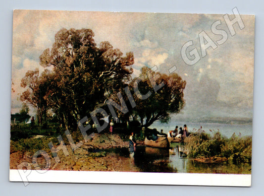 Pohlednice Géza Mészöly Rybářský tábor Balaton (M6899)