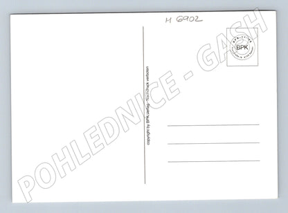 Pohlednice Silueta ženy moderní ilustrace (M6902)