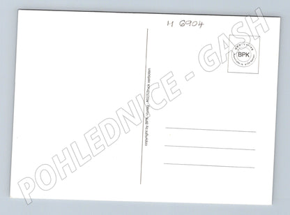 Pohlednice Žena u kolovrátku silueta BPK (M6904)