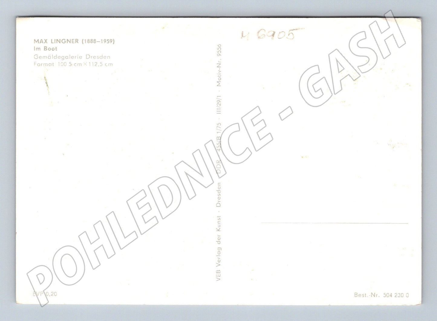 Pohlednice Max Lingner Im Boot NDR (M6905)