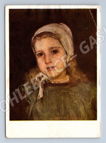 Pohlednice J. Čermák Hlava bretaňského děvčete (M6906)