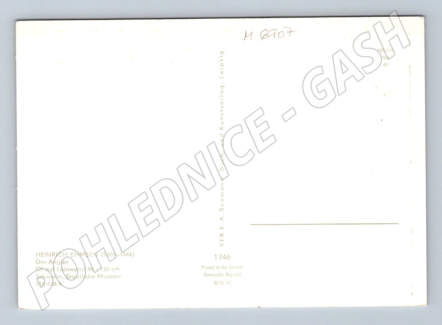 Pohlednice Heinrich Ehmsen Der Angler NDR (M6907)