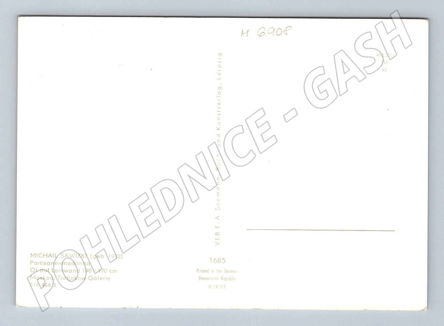 Pohlednice Michail Sawizki Partisanenmadonna (M6908)