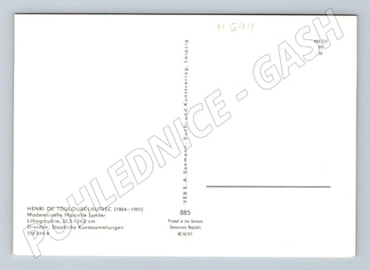 Pohlednice Toulouse-Lautrec Marcelle Lender (M6911)