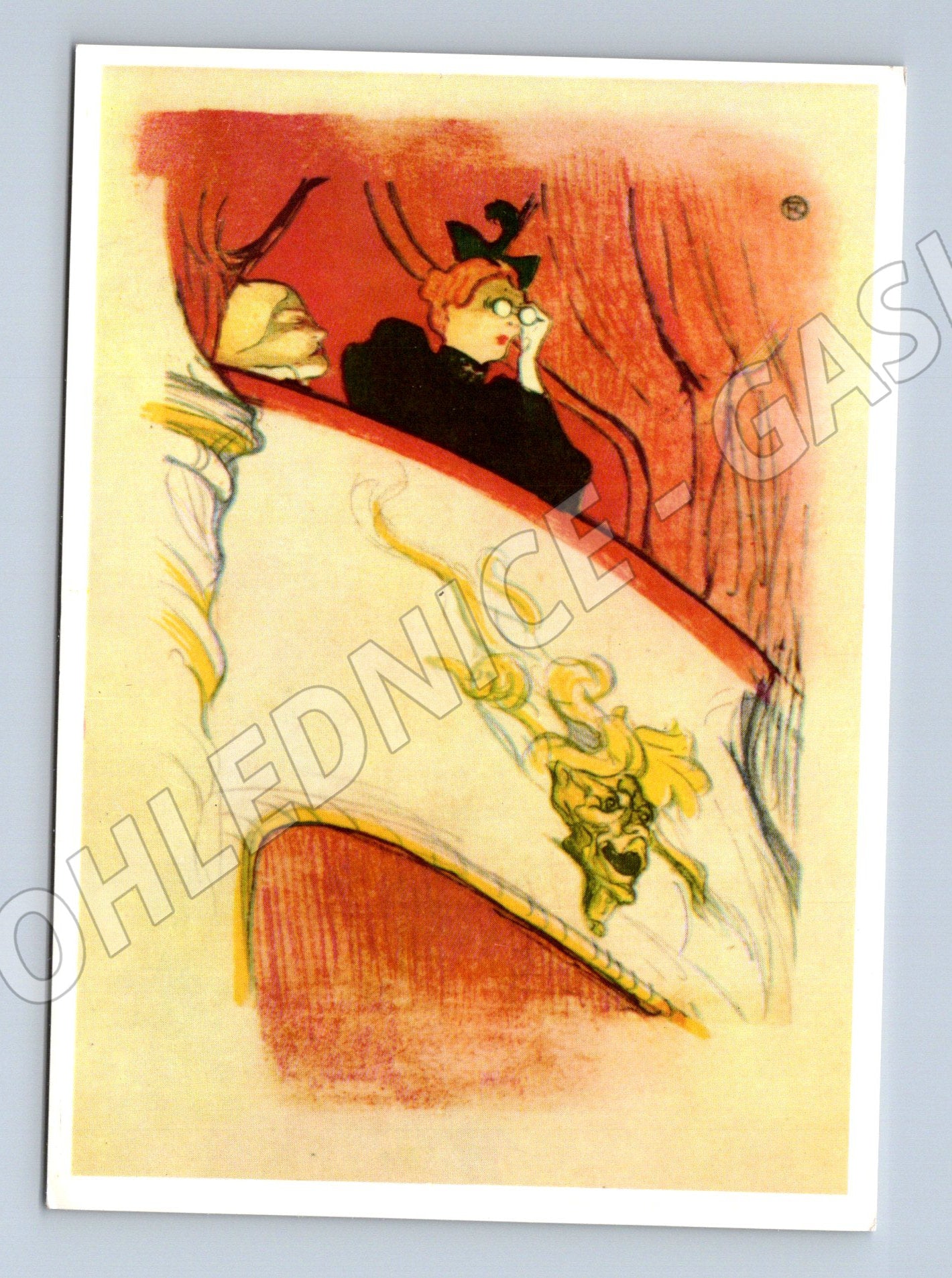 Pohlednice Toulouse-Lautrec Zlatá maska (M6912)