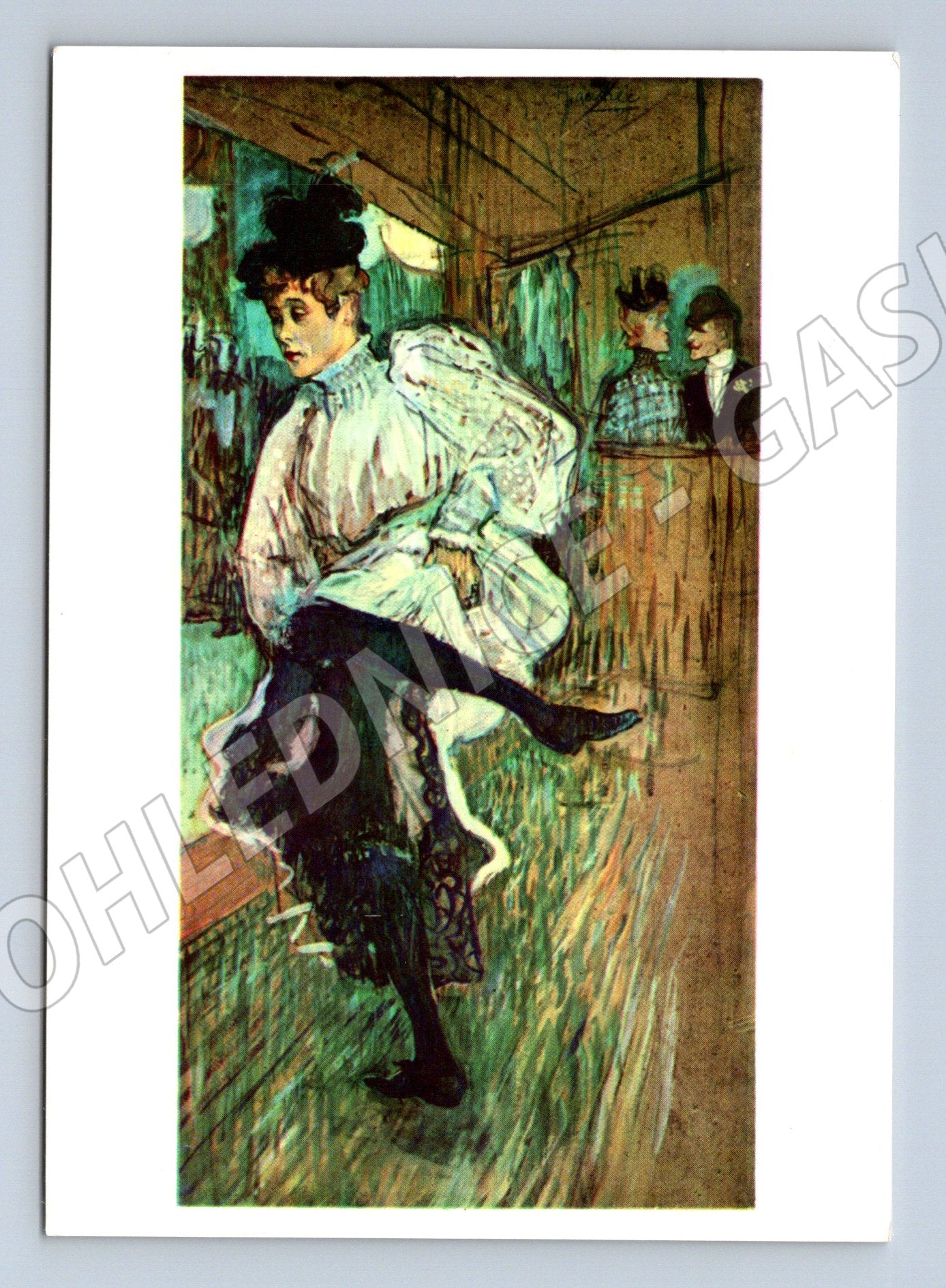 Pohlednice Toulouse-Lautrec Jane Avril Moulin Rouge (M6913)