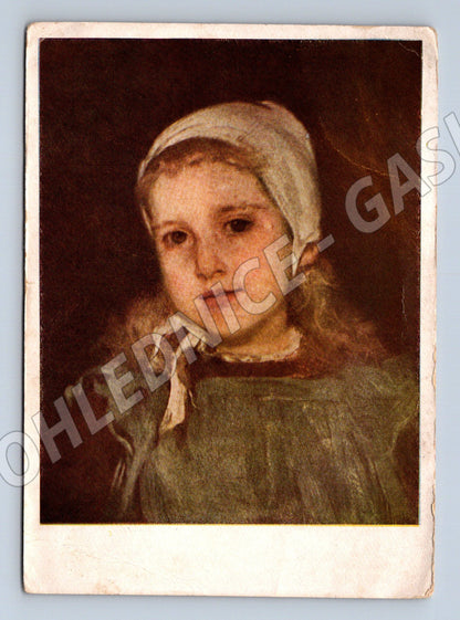 Pohlednice J. Čermák Hlava bretaňského děvčete (M6917)