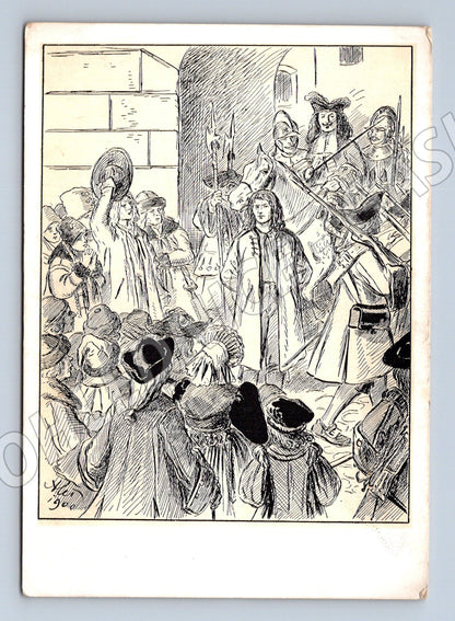 Pohlednice Mikoláš Aleš Kozina na popraviště (M6919)