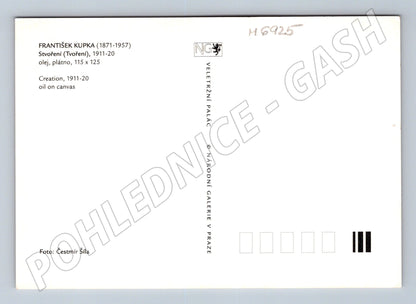 Pohlednice Kupka Stvoření abstrakce (M6925)