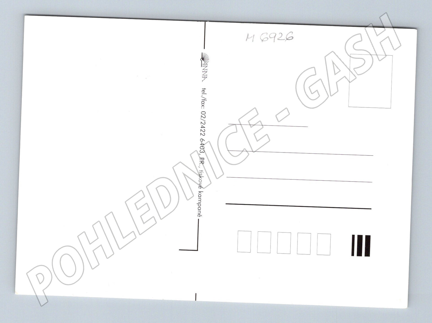 Pohlednice Jan Jüngling abstraktní malba 1996 (M6926)