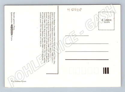 Pohlednice Tiepolo Poprsí starce NG Praha (M6928)