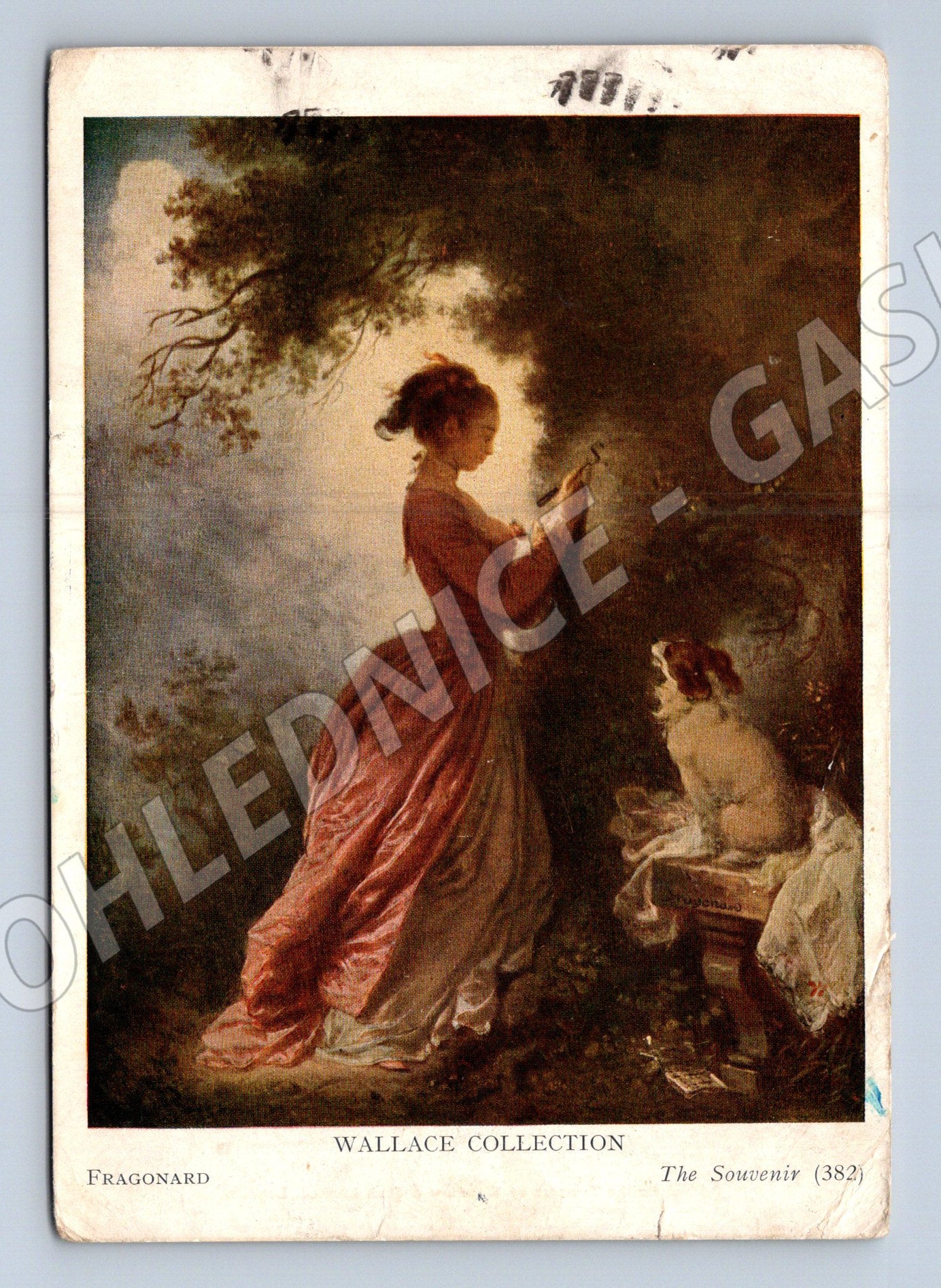 Pohlednice Fragonard Wallace Collection 1954 (M6932)