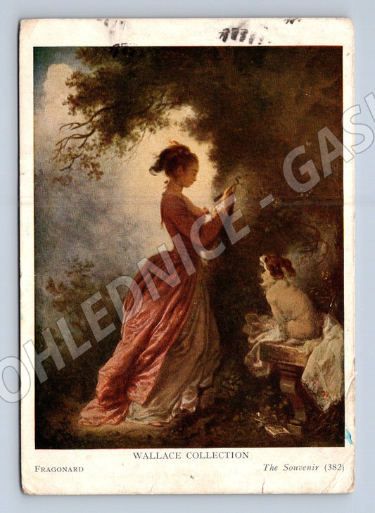 Pohlednice Fragonard Wallace Collection 1954 (M6932)