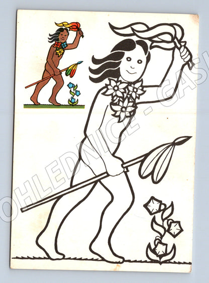 Pohlednice Vymaluj si sám Křišťálové sestry (M6934)