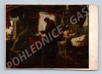 Pohlednice Kasatkin Před odevzdáním do nalezince (M6935)