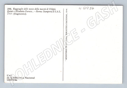 Pohlednice Kočárový průvod Parma 1717 (M6937)