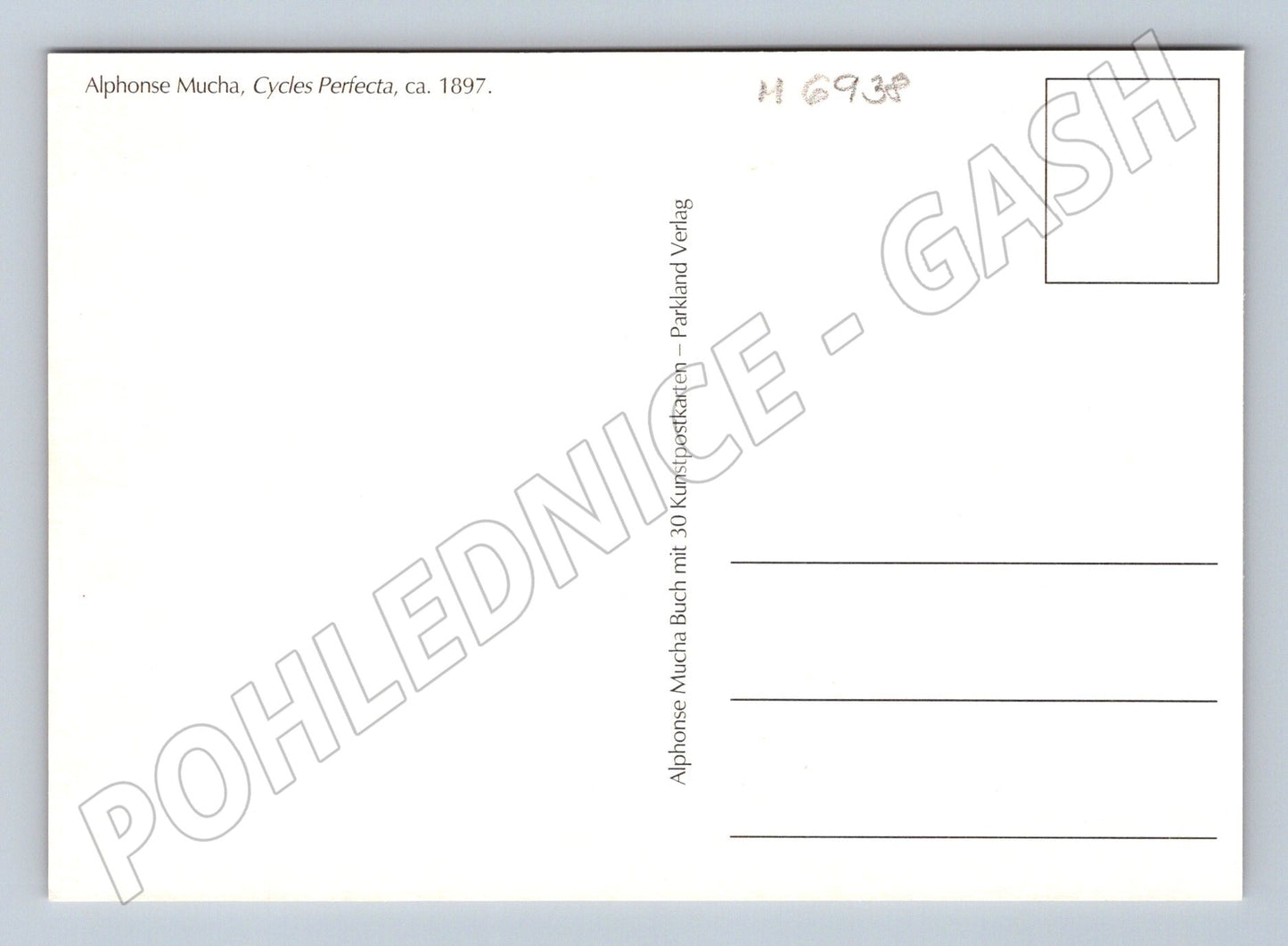 Pohlednice Mucha Cycles Perfecta secese (M6938)