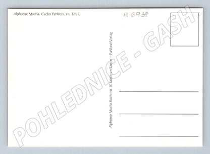 Pohlednice Mucha Cycles Perfecta secese (M6938)