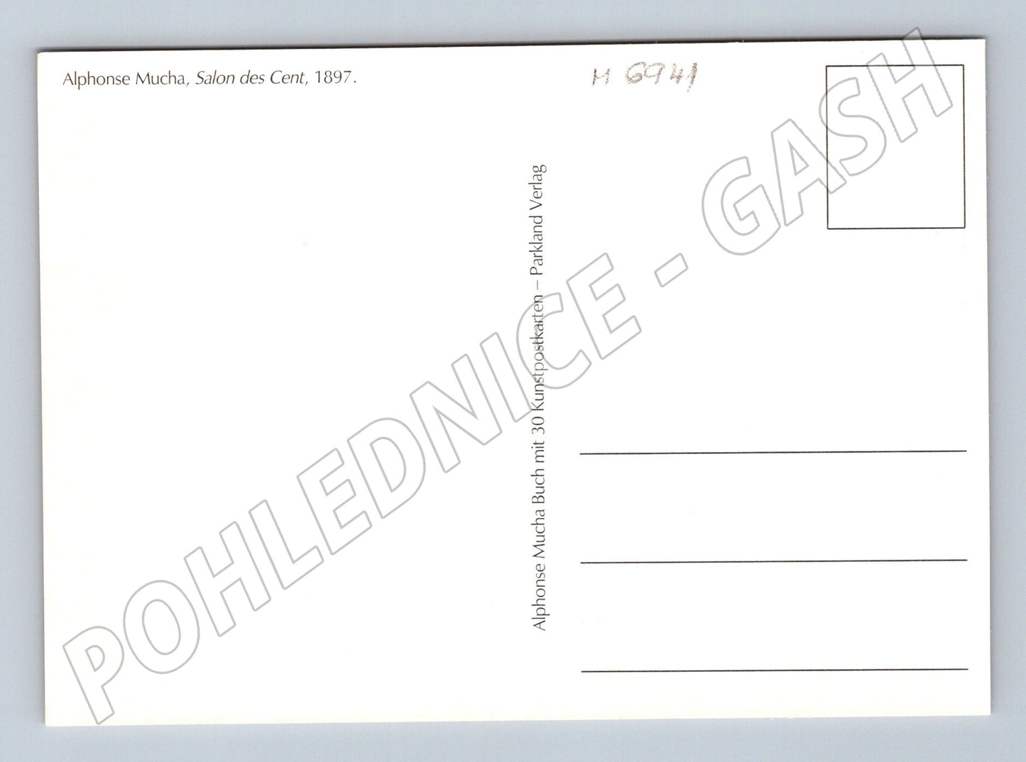 Pohlednice Mucha Salon des Cent 1897 (M6941)