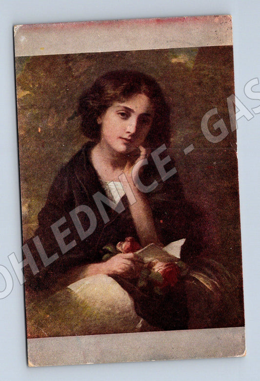 Pohlednice J. Winterhalter Vzpomínky (M6944)