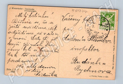 Pohlednice J. Winterhalter Vzpomínky (M6944)