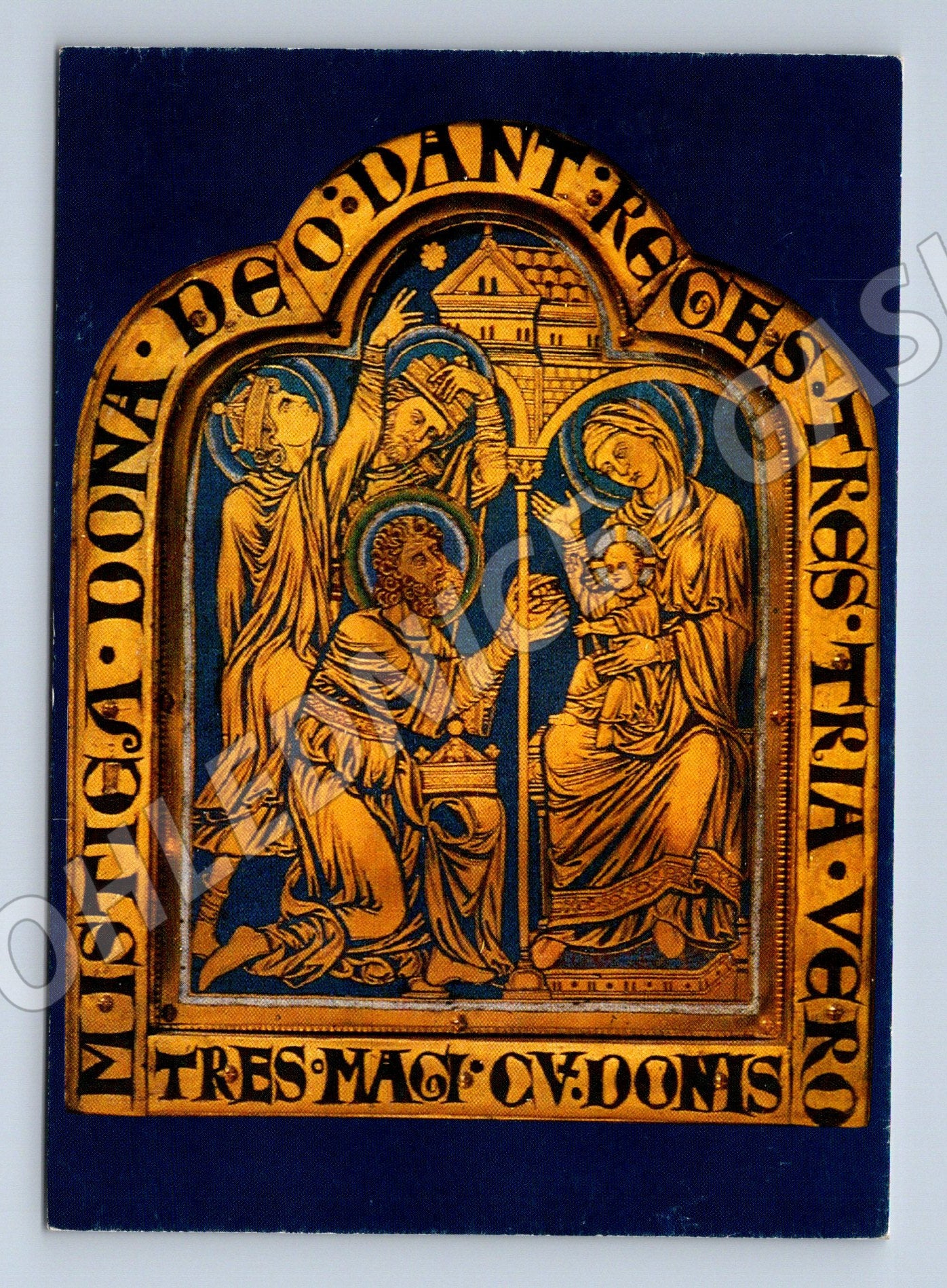 Pohlednice Klanění Tří králů vánoční 2015 (M6950)