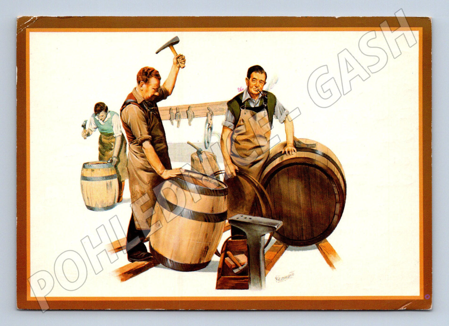 Pohlednice Bednáři při práci Malcolm Greensmith (M6953)