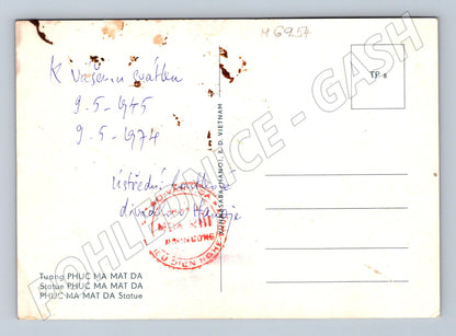 Pohlednice Vietnam socha PHUC MA MAT DA (M6954)