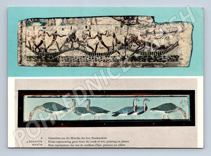 Pohlednice Mastaba Itet husy a lodníci Egypt (M6956)