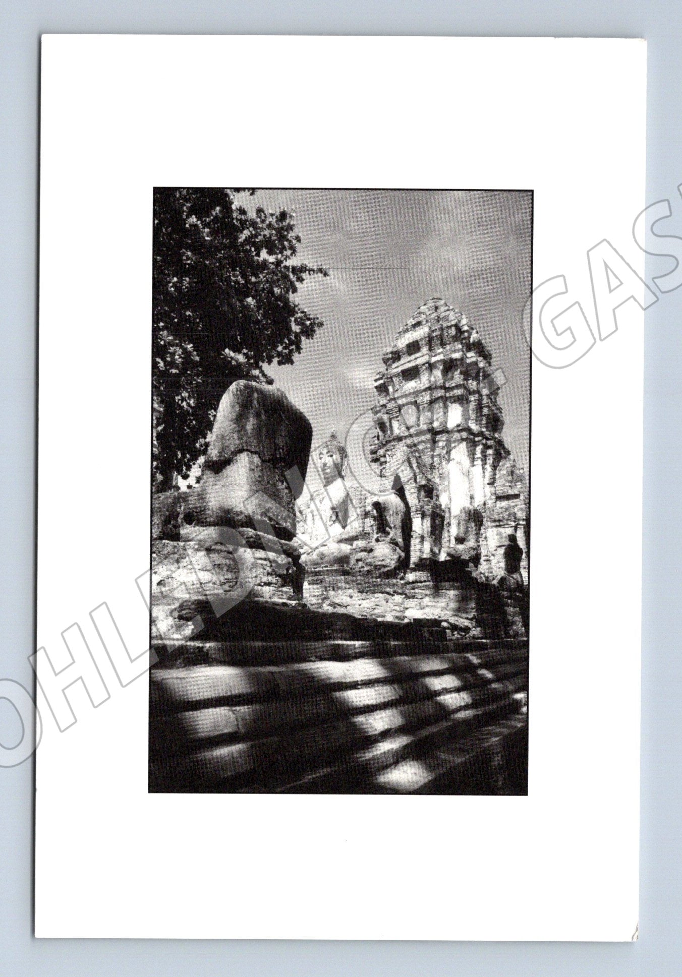 Pohlednice Ayutthaya Wat Maha That ruiny (M6960)