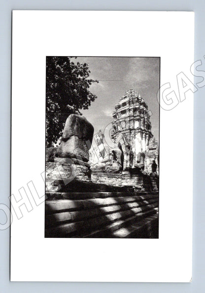 Pohlednice Ayutthaya Wat Maha That ruiny (M6960)