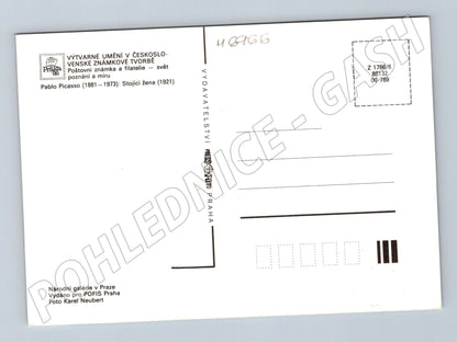 Pohlednice Picasso Stojící žena 1921 (M6966)