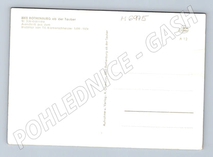 Pohlednice Rothenburg Blutaltar Riemenschneider (M6975)