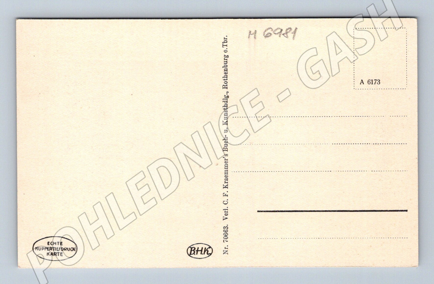 Pohlednice Rothenburg umělecké hodiny radnice (M6981)