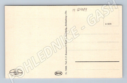 Pohlednice Rothenburg umělecké hodiny radnice (M6981)