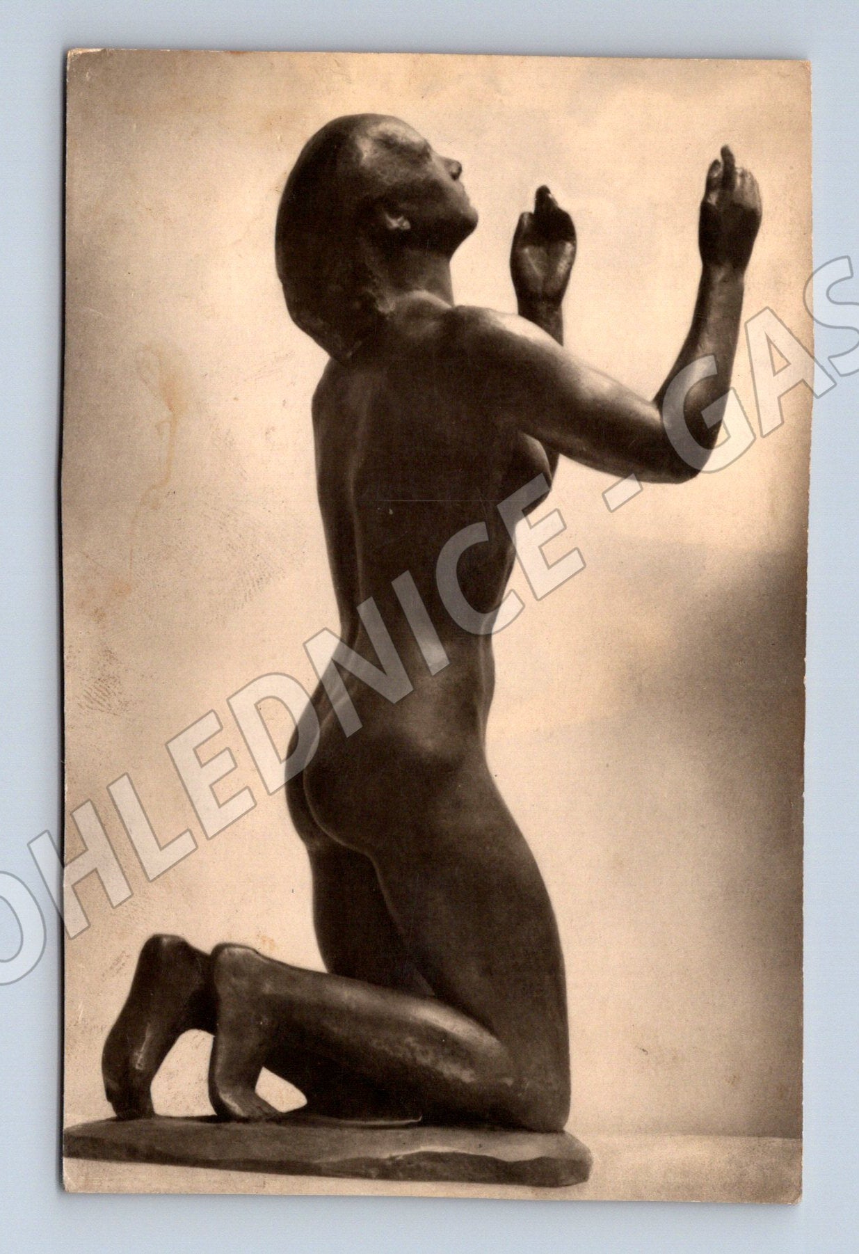 Pohlednice Richard Scheibe Freundin socha (M6988)