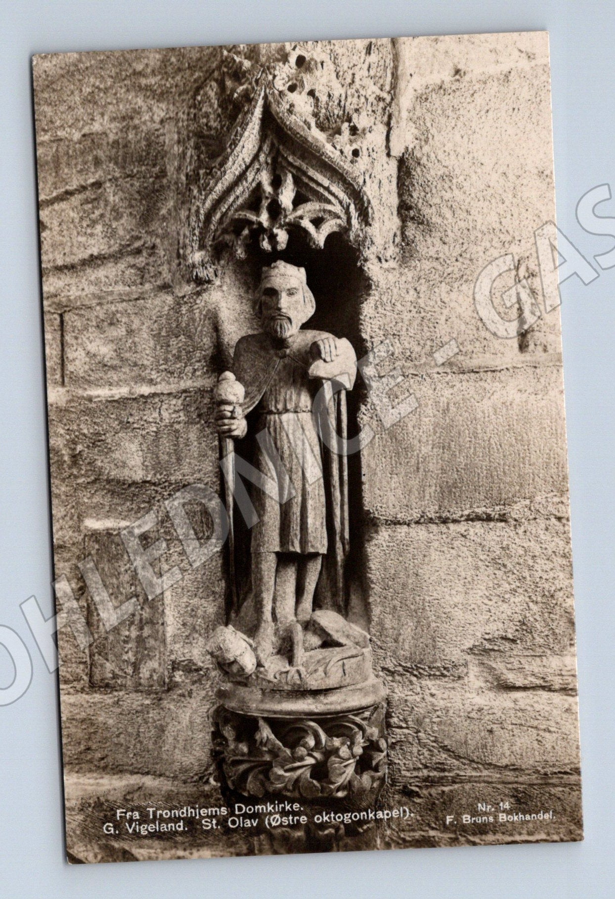 Pohlednice Trondheim Nidarosdomen sv. Olaf (M6989)