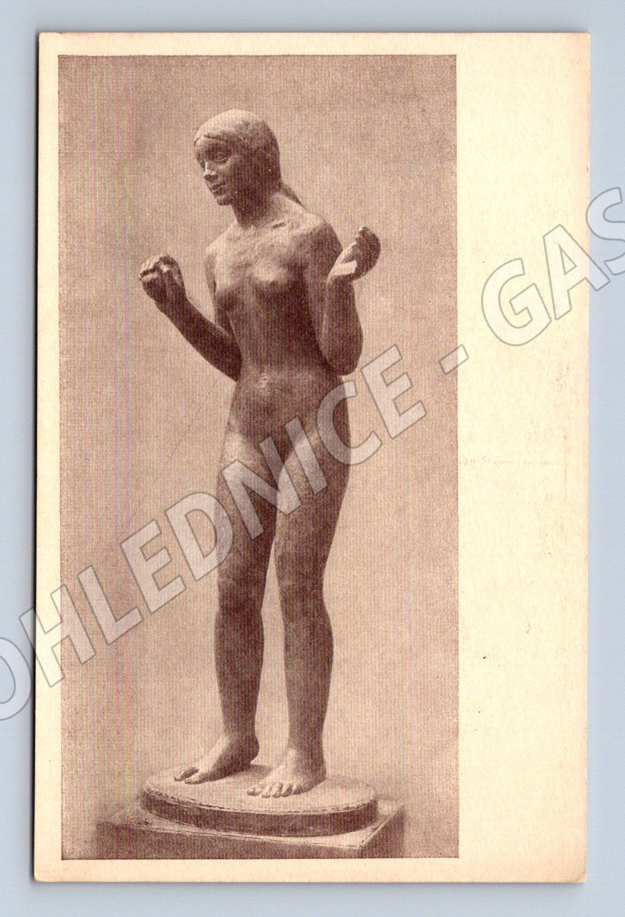 Pohlednice Jan Štursa Eva 1909 (M6992)