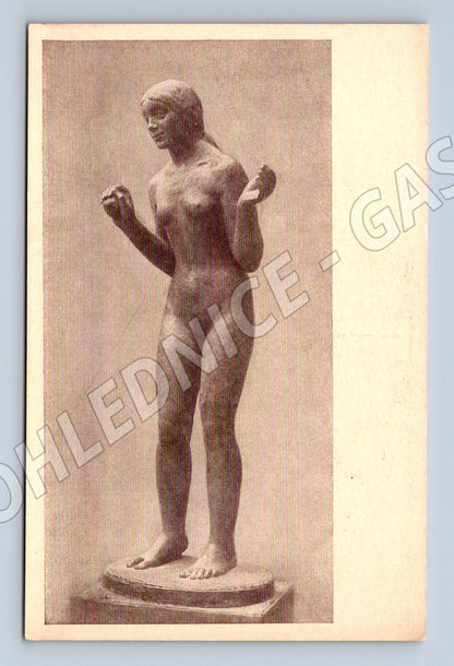 Pohlednice Jan Štursa Eva 1909 (M6992)