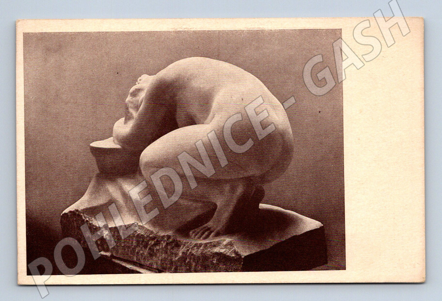 Pohlednice Jan Štursa Koupání vlasů 1908 (M6997)