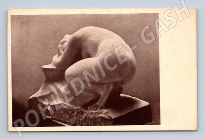 Pohlednice Jan Štursa Koupání vlasů 1908 (M6997)