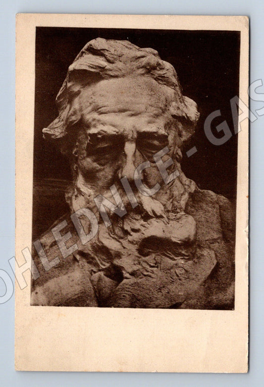 Pohlednice Svatopluk Čech posmrtná maska (M6999)